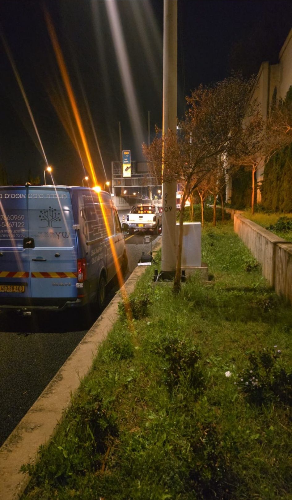 עבודות תקשורת וסיבים בפרויקט נתיבים מתחלפים עבור סולל ובונה